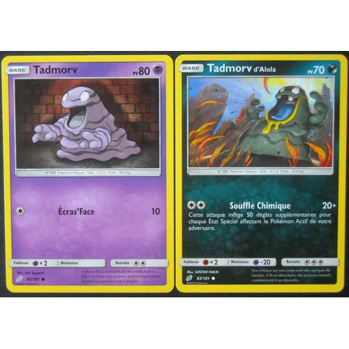 Duo De Choc - Tadmorv (62) + Tadmorv D'alola (83/181)