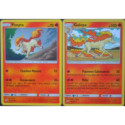 Duo De Choc - Ponyta (17) + Galopa (18/181)