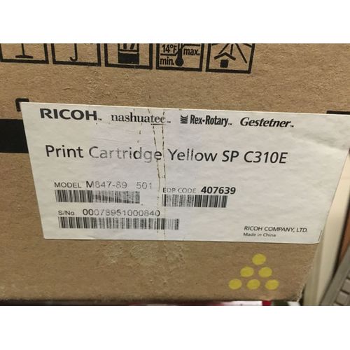 Ricoh - Jaune - originale - cartouche de toner - pour Nashuatec SP C231; NRG SP C231, SP C320; Rex Rotary SP C231, SP C320; Ricoh SP C320