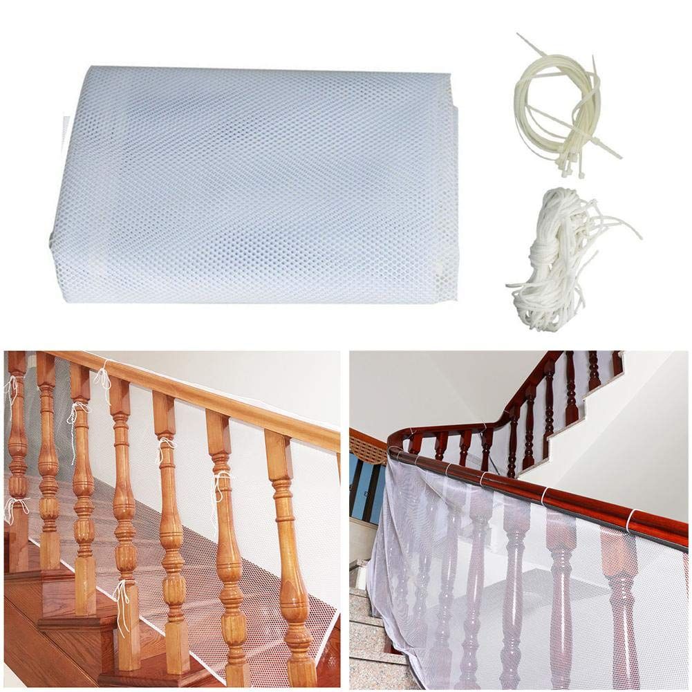 3 Metre Filet De Protection Escalier Pour Bebe Et Enfant Filet De Securite Balcon Barriere Solide Et Robuste Rakuten