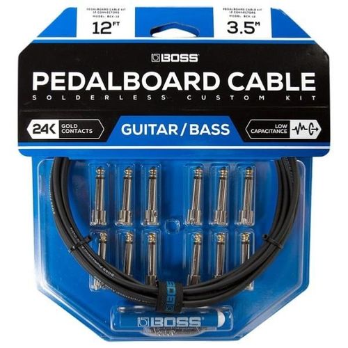 BOSS - BCK-12 - Kit de câblage pour pédalier sans soudure - 12 connecteurs