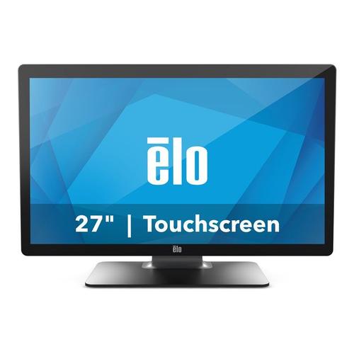 Elo 2702L - Écran LCD - 27" - écran tactile - 1920 x 1080 Full HD (1080p) @ 60 Hz - 300 cd/m² - 1000:1 - 14 ms - HDMI, VGA - haut-parleurs - noir