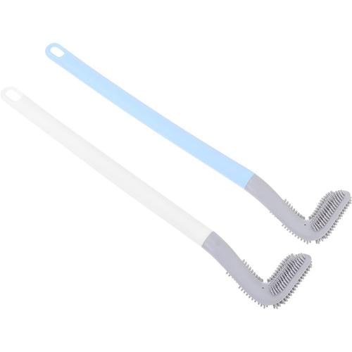 Brosse de toilette (bleu iceberg (unipolaire)*1 blanc clair de lune (unipolaire)*1)