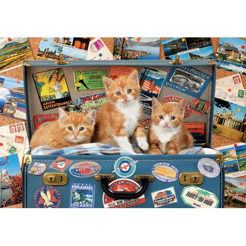 Educa 200 Petits Chats Voyageurs