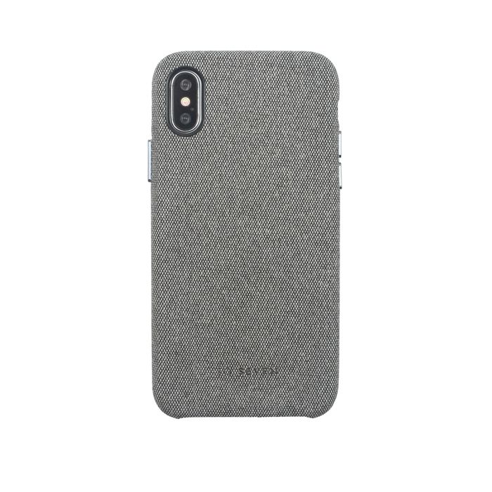 Coque Gentleman Tissu Grise: Apple Iphone X/Xs