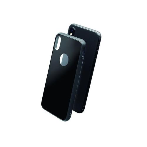 Glasskin Coque Glass Case Noire: Apple Iphone X/Xs