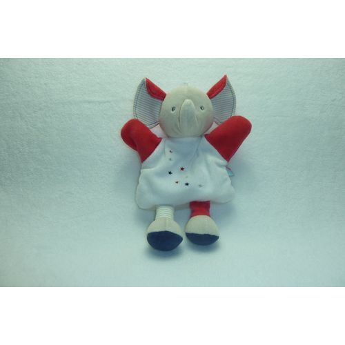 Doudou Elephant Marionnette Sucre D'orge