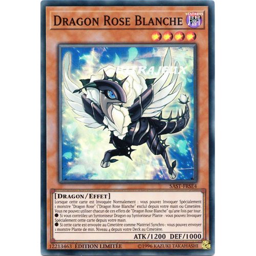 Yu-Gi-Oh! - Sast-Frse4 - Dragon Rose Blanche - Super Rare