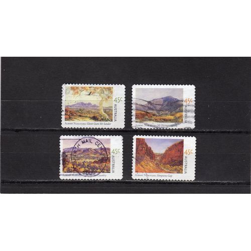 Timbres-Poste DAustralie (Centenaire De La Naissance De LAquarelliste Albert Namatjira)