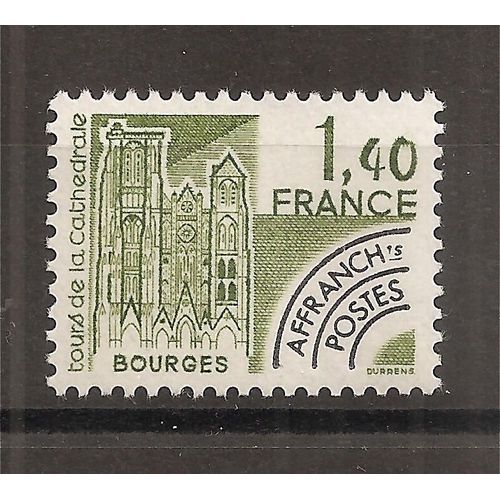 Préo 164 (1982) Préoblitéré Monument Cathédrale De Bourges 1f40 N** (Cote 1e) (0918)