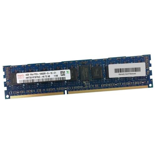 4Go RAM Serveur Hynix HMT351R7BFR4C-H9 DDR3 PC3-10600R Registered ECC 1333Mhz