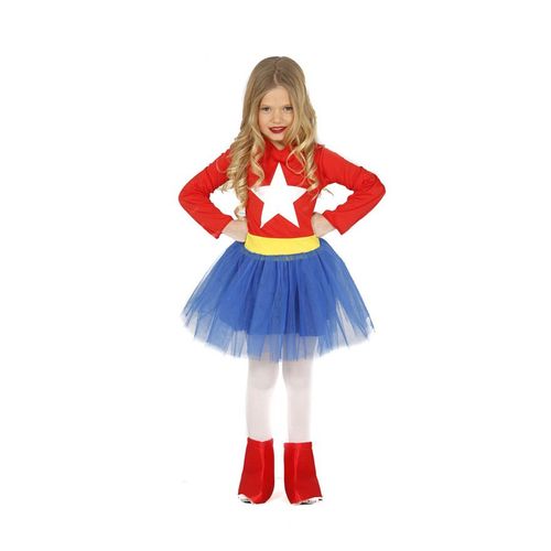 D?Guisement De Super-Am?Rique Avec Tutu (Taille 10-12a)