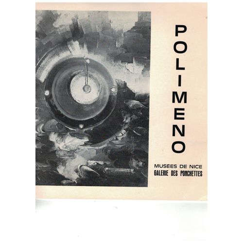 Polimeno Musées De Nice Galerie Des Pochettes: 11au 27 Janv 1974