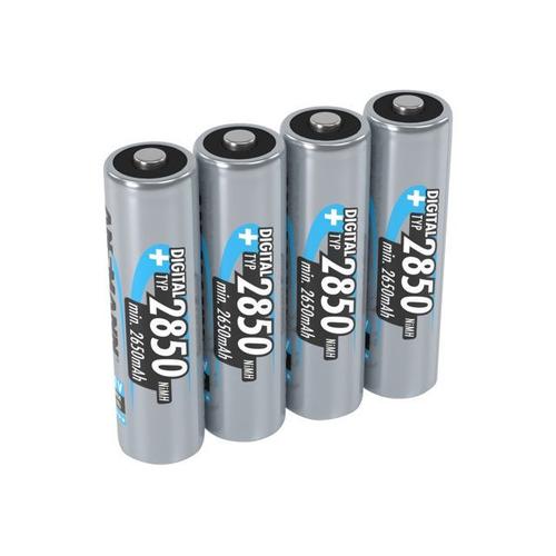 ANSMANN Digital - Batterie 4 x type AA - NiMH - (rechargeables) - 2850 mAh