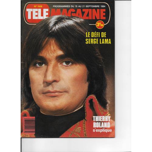 Télé Magazine 1506 Serge Lama