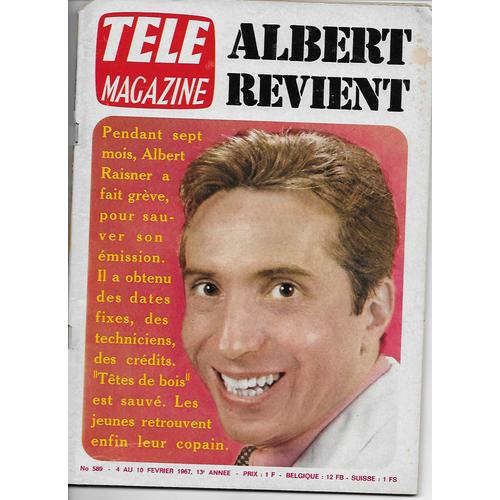 Télé Magazine 589 Albert Raisner