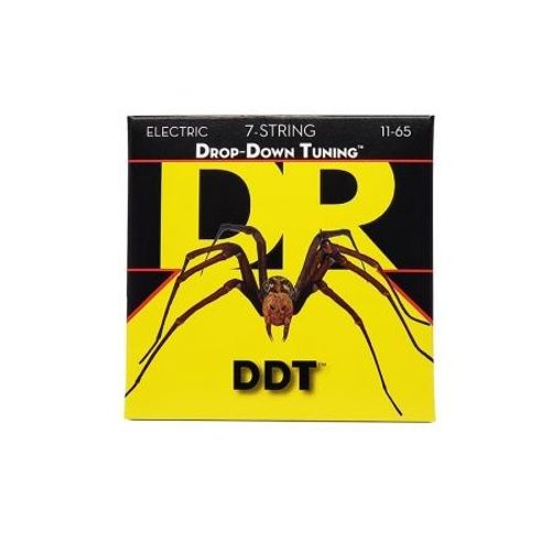 Dr Ddt7-11 - Ddt - Drop Down Tuning, Jeu Guitare Électrique, 7 Cordes Drop Down Heavy 11-65