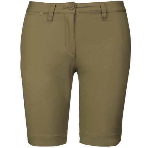 Bermuda Chino Femme - K751 - Beige Khaki