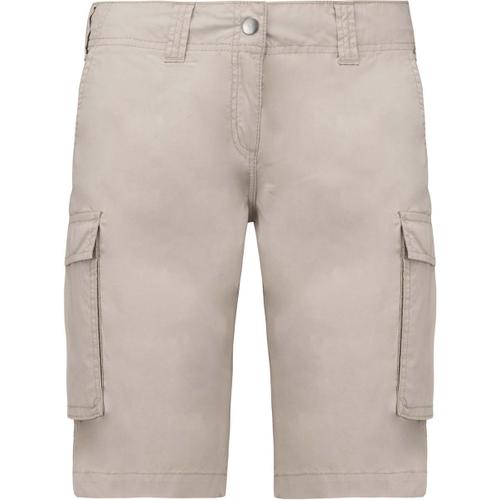 Bermuda L?Ger Multipoches Femme K756 - Beige