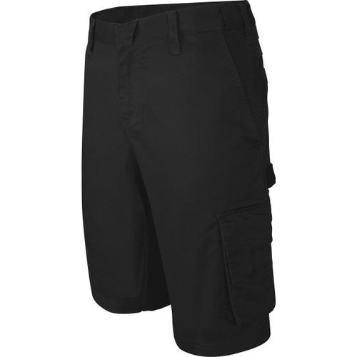 Bermuda De Travail Homme Multipoches K763 - Noir