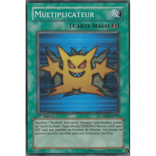 Carte Yu Gi Oh Multiplicateur Crms-Fr090 Super Rare 1ère Édition