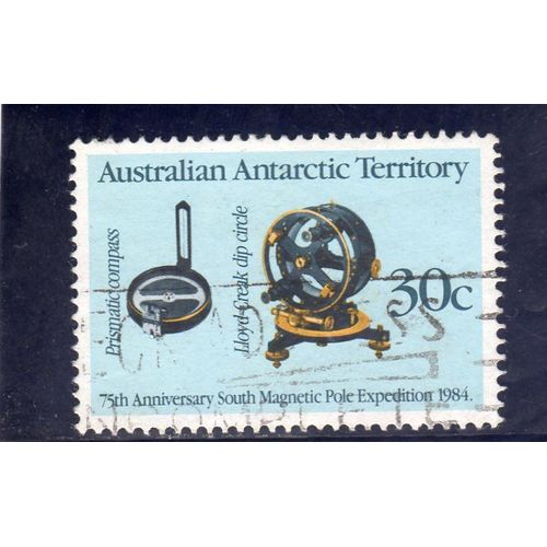 Timbre-Poste Du Territoire Antarctique Australien (75ème Anniversaire De LExpédition Au Pôle Magnétique Sud)