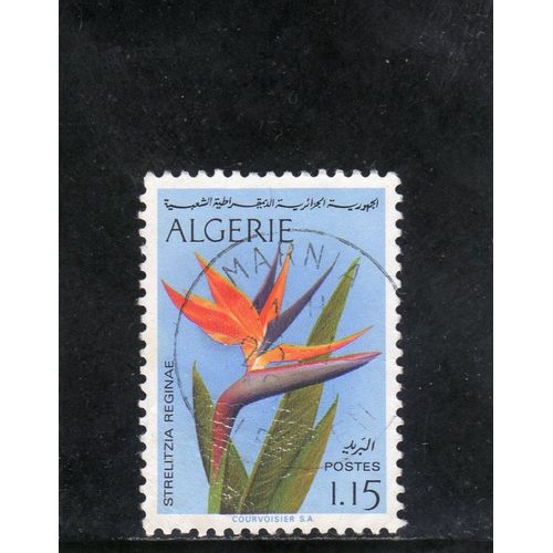 Timbre-Poste DAlgérie (Fleur)