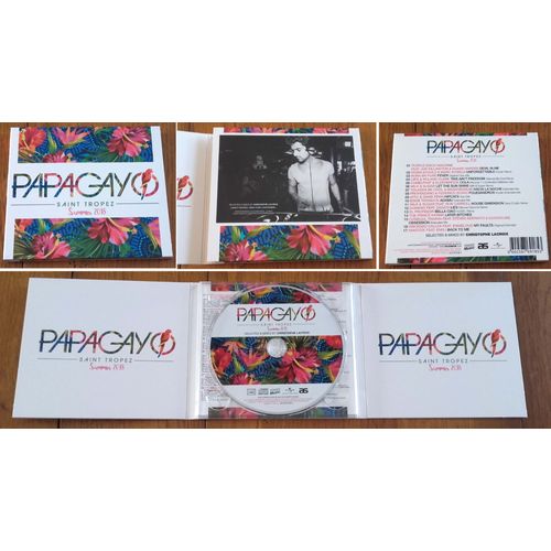 Album Cd " Papagayo Saint Tropez Summer 2018 " 17 Titres 2018 ,Édition Digipack