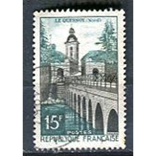 Timbre Oblitéré - " Le Quesnoy ( Nord ) " - 15 F - Pheulpin - 1957