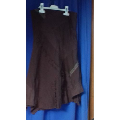 Jupe Marron Chocolat Femme T38