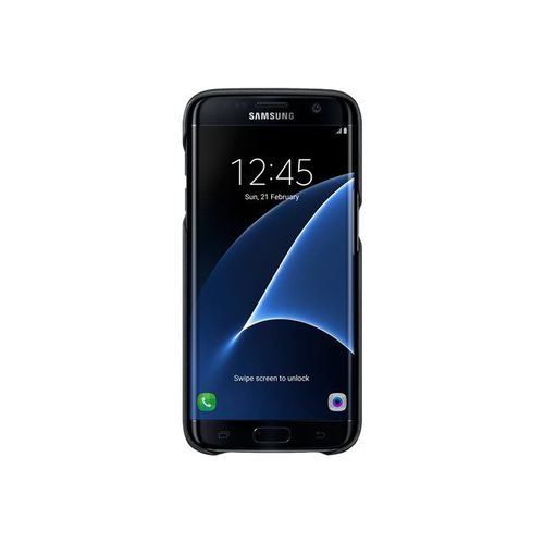 Housse En Cuir Samsung Ef-Vg935 - Coque De Protection Pour Téléphone Portable - Noir - Pour Galaxy S7 Edge