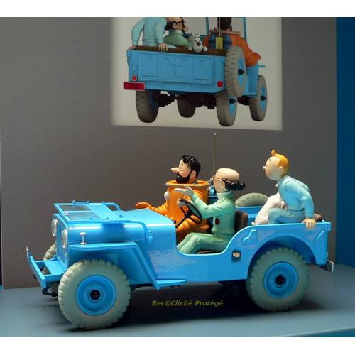 Voitures Tintin Hachette 1/24 La Jeep D'objectif Lune-Moulinsart