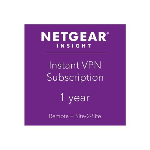 Netgear Insight Instant Vpn - Licence D'abonnement (1 An) - Hébergé)