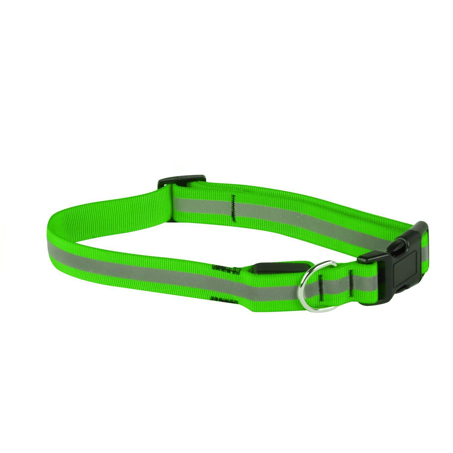 Collier Pour Chien Réfléchissant - Taille M - Vert