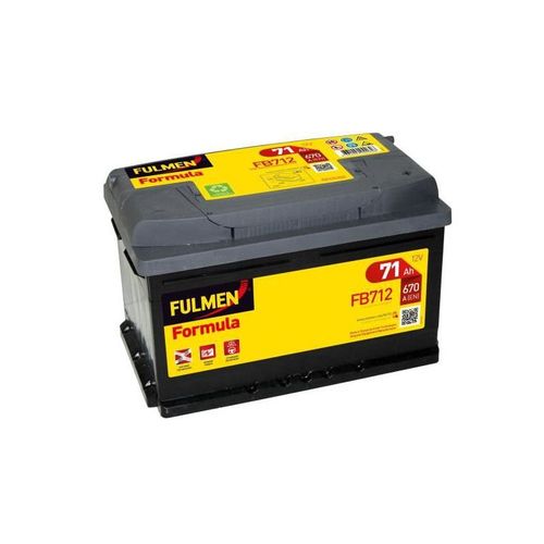 Fulmen Batterie Auto Formula Fb712 (+ Droite) 12v 71ah 670a