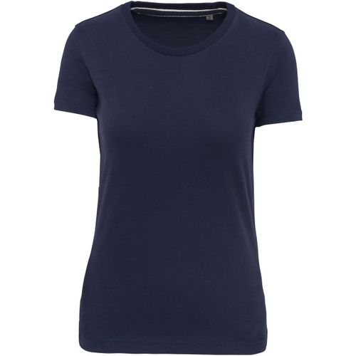 T-Shirt Manches Courtes Vintage - Kv2107 - Bleu Marine - Femme