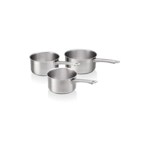 Beka Starter Lot De 3 Casseroles 16-18-20cm Tous Feux Dont Induction Gris