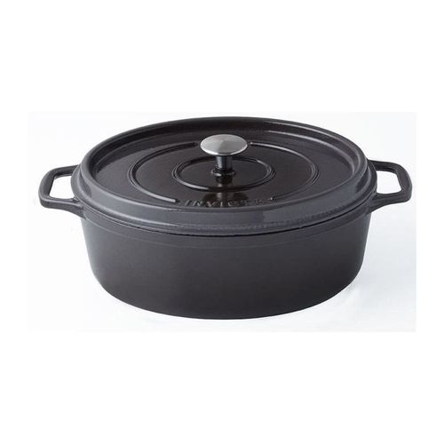 Invicta Cocotte Ovale -   29 Cm - Taupe - Tous Feux Dont Induction
