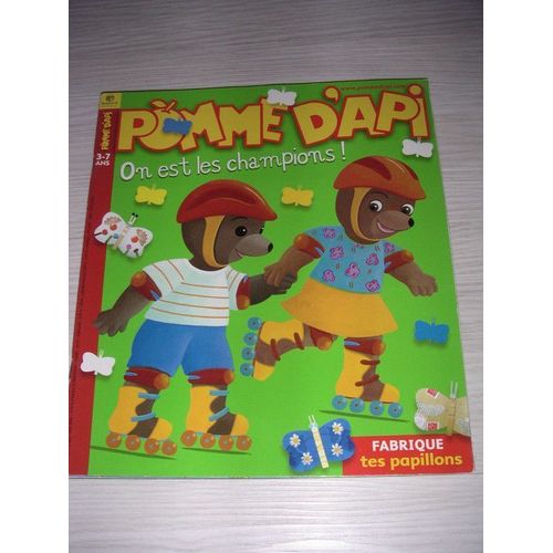 Pomme D'api: On Est Les Champions ! (483) Avec Encart Cartes Papillons