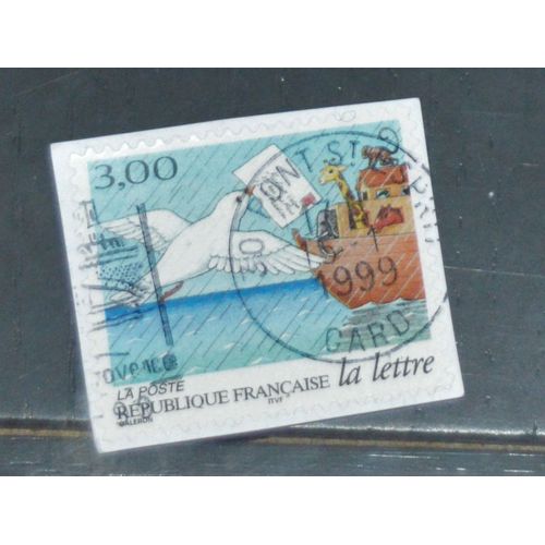 Timbre Oblitere "Les Journées De La Lettre " Colombe