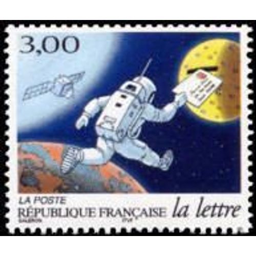 Timbre Oblitere "Les Journées De La Lettre " Cosmonaute
