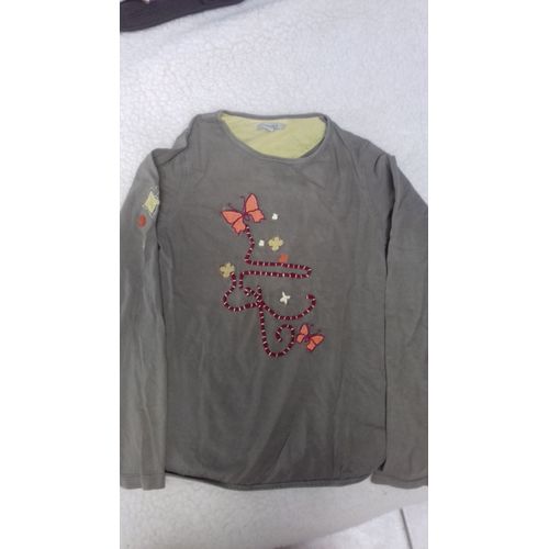Tee Shirt Manches Longues 12/14 Ans