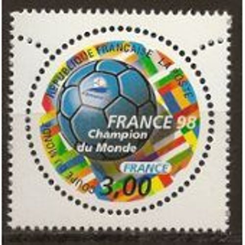 Timbre Oblitere "Coupe Du Monde De Foot"