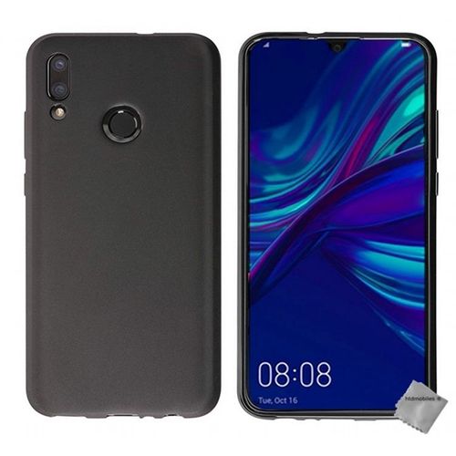 Housse Etui Coque Pochette Silicone Gel Fine Pour Huawei P Smart (2019) + Film Ecran - Noir