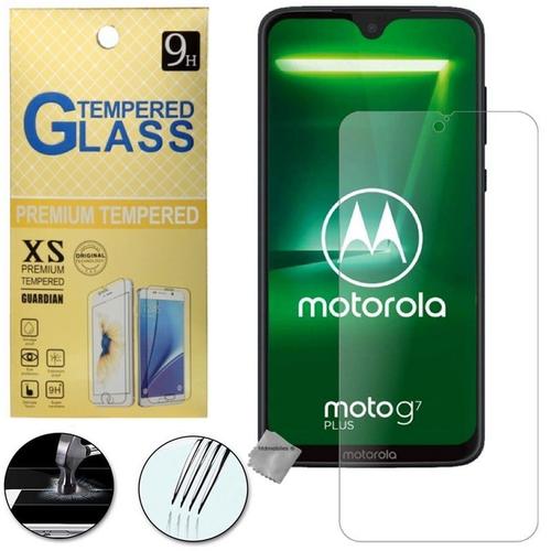 Film De Protection Vitre Verre Trempe Transparent Pour Motorola Moto G7 Plus