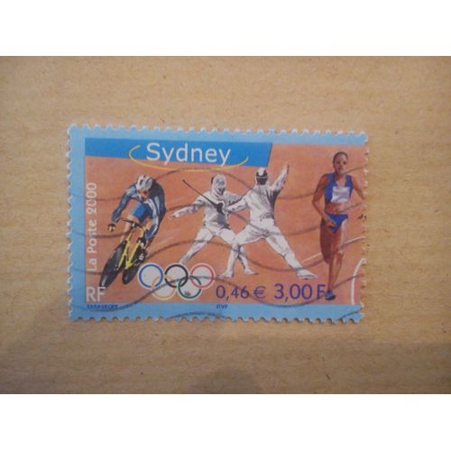 Timbre Oblitéré J.O. Sydney