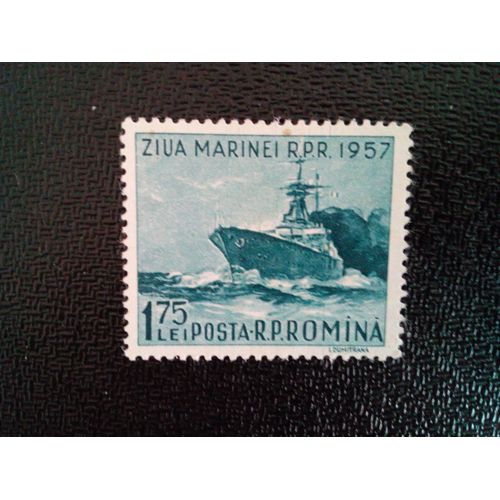 Timbre Roumanie Yt 1532 Destroyer "Stalingrad" 1957