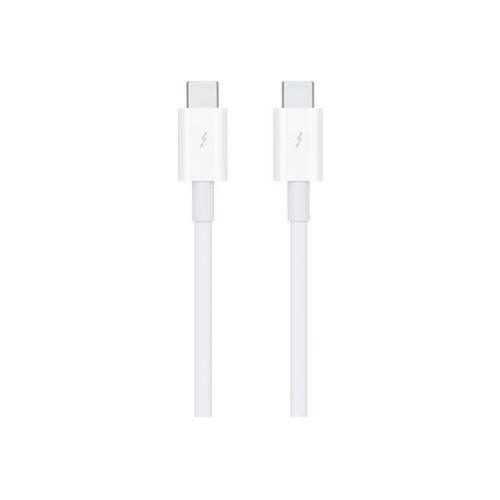 Apple - Câble Thunderbolt - 24 pin USB-C (M) pour 24 pin USB-C (M) - USB 3.1 Gen 2 / Thunderbolt 3 - 80 cm
