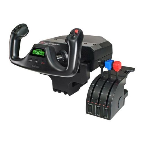 Saitek Pro Flight Yoke System - Yoke - 14 Boutons - Filaire - Pour Pc