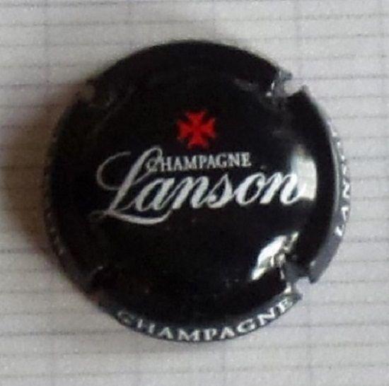 Autres & non classés - capsule champagne fond blanc avec blason, écriture  noire
